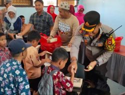 Kapolres Pimpin Pemberian Makan Bergizi Gratis di SLBN 1 Palopo