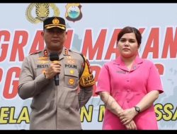 Polres Pelabuhan Makassar Gelar Makan Bergizi Gratis