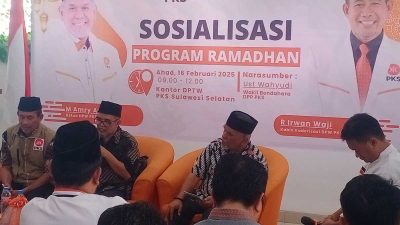 DPW PKS Sulsel Sosialisasikan Program Ramadhan untuk Anggota