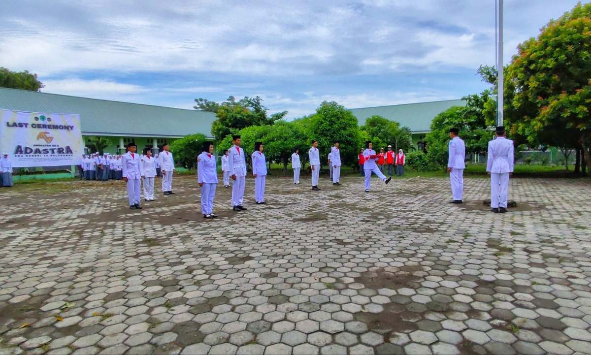tradisi _Last Ceremony_ tahunan kembali digelar oleh SMA Negeri 19 Bulukumba