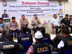 Kapolrestabes dan Ketua DPRD Makassar Berkunjung ke Sekretariat FKPM