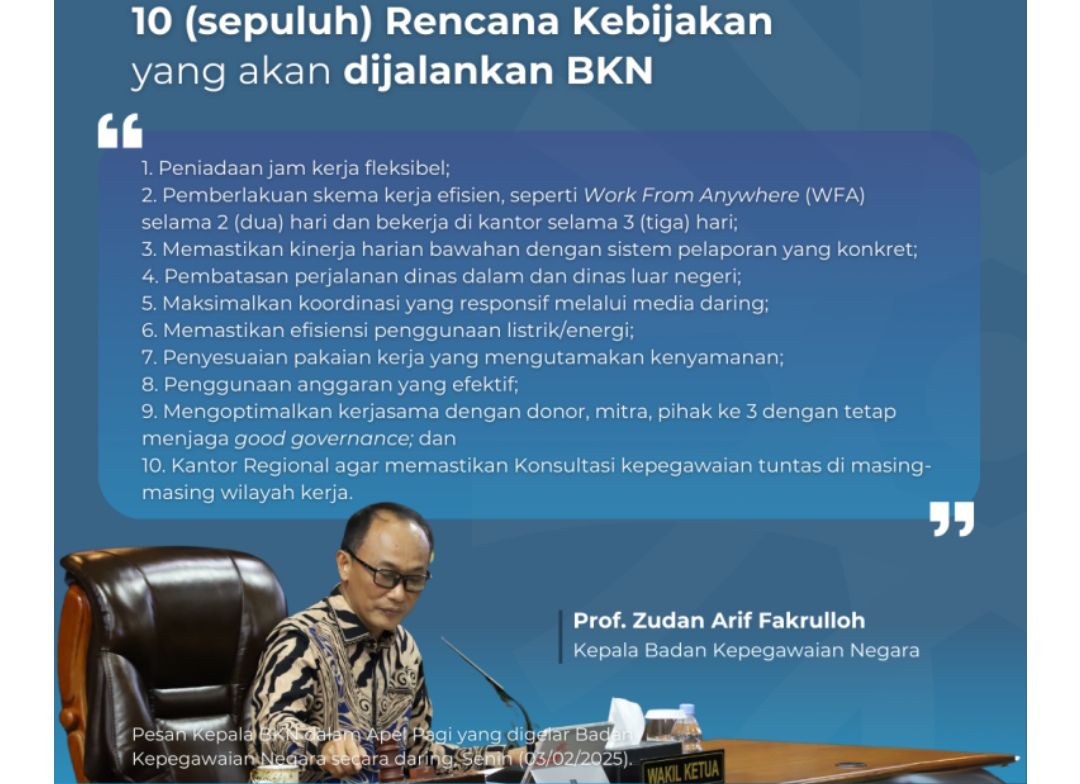 10 Kebijakan BKN