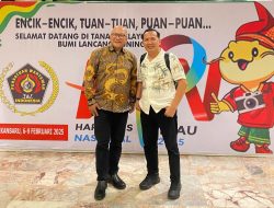 Enno, Pimred WartaSulsel.id, Hadiri HPN 2025 di Pekanbaru