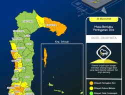 Hari ini, Makassar Masih Berpotensi Hujan Lebat