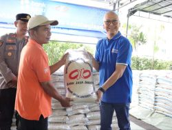Bank Saqu by PT Bank Jasa Jakarta Salurkan 16 Ton Beras