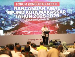 Wali Kota Makassar Buka Forum Konsultasi Publik Rancangan Awal RPJMD