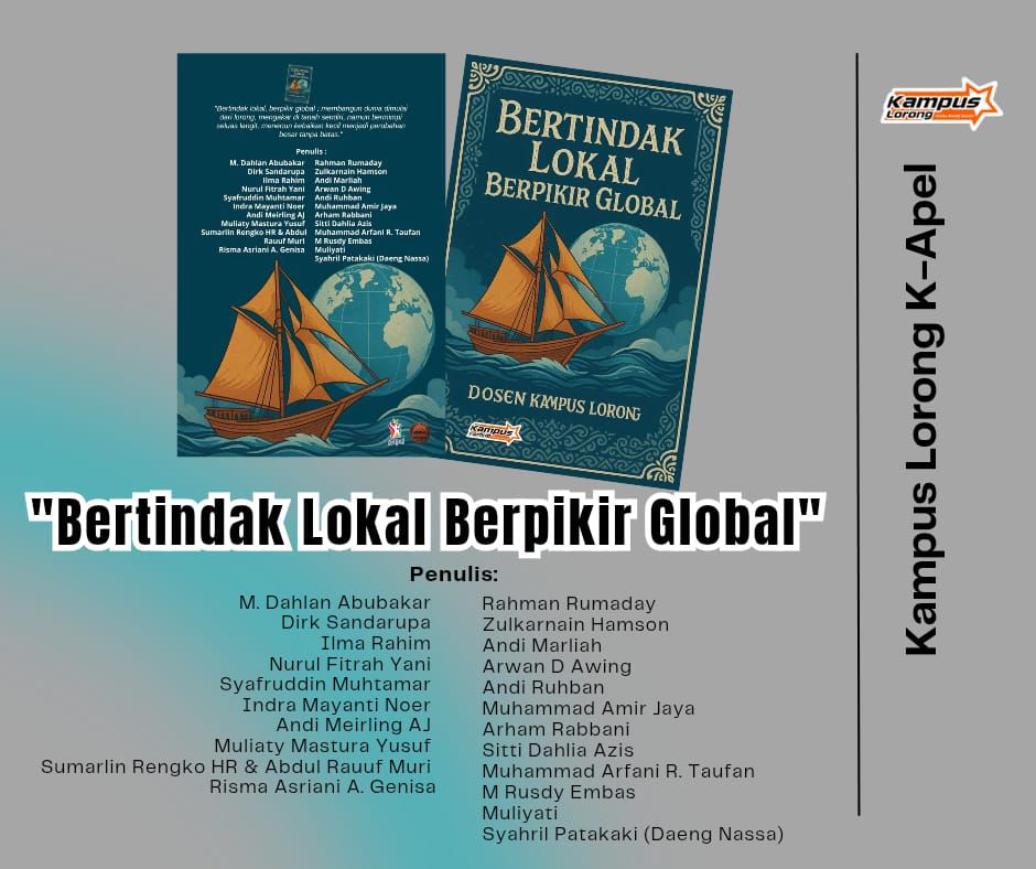 Kampus Lorong K-Apel Segera Terbitkan Buku "Bertindak Lokal, Berpikir Global"