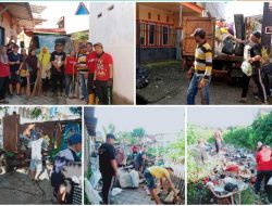 Lurah Mangasa Gelar Sabtu Bersih di Jalan Manuruki 2