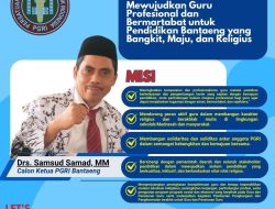 Drs. Samsud Samad Siap Nahkodai PGRI Bantaeng, ini Visi Misinya
