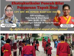 Latihan Perdana Eskul Pencak Silat Tapak Suci Digelar di SD Inpres Hartaco Indah