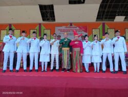 Tim Paskibra UPT SMAN 2 Enrekang Bertugas di Hardiknas Tingkat Kabupaten