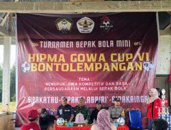 HIPMA Gowa Cup VI Satukan Pemuda Bontolempangan Lewat Sepak Bola