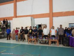 Kadispopar Buka Turnamen Futsal SMADA Enrekang