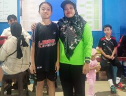 Murid SDN Borong Fitriyah Latifah Juara I Bulutangkis Tunggal Putri O2SN