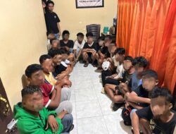Terlibat Tawuran, 20 Remaja diamankan Satreskrim Polres Buteng