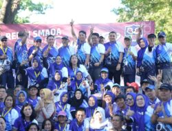 Dihadiri Kabarharkam Polri, Wali Kota Makassar Lepas Peserta Jalan Sehat SMADA 88 Makassar
