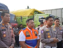 Kepala BPTD Sulsel Dampingi Dirgakkum Korlantas Polri Sosialisasi Truk Over Dimensi Over Loading