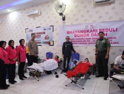 Sidokkes Polres Kolaka Gelar Donor Darah