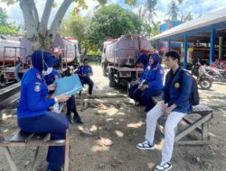 Mahasiswa UNASMAN Lakukan penelitian K3 Di UPTD DAMKAR Polman