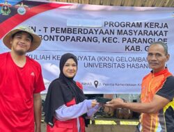 Mahasiswa KKNT 114 Unhas Gelorakan Inovasi Briket Daun Kering