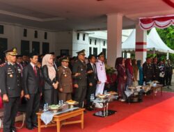 Siswa SMA Negeri 2 Enrekang Ikut Gladi Bersih HUT Bhayangkara ke-79 Tahun 2025