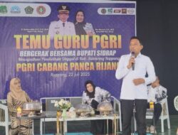 PGRI Cabang Panca Rijang Gelar Temu Guru Dihadiri Bupati dan Wakil Bupati Sidrap
