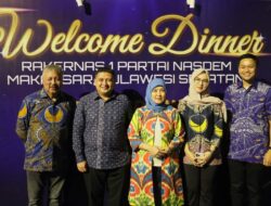 Munafri-Aliyah Gala Dinner Bareng NasDem se-Indonesia di Anjungan Losari