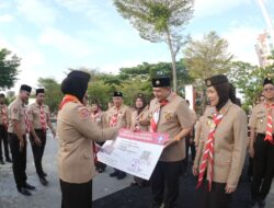 Hari Pramuka ke-64: Munafri -Aliyah Dapat Penghargaan Ketua dan Wakil MABICAB Pramuka