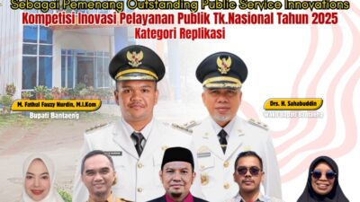 Kabupaten Bantaeng Raih Penghargaan Outstanding Public Service Innovations KIPP 2025