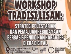 Menjaga Denyut Kebudayaan, Yayasan Aruna Ikatuo Indonesia akan Gelar Workshop Tradisi Lisan