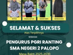 Alumni UNM Pimpin PGRI Ranting SMAN 2 Palopo