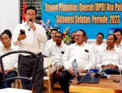 Ketua Vox Point Indonesia DPD Sulsel Ajak Masyarakat Jaga Sulsel Tetap Harmoni