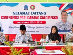 A. Iqbal, S.Pd., M.Pd. Lanjutkan Kepemimpinan PGRI Cabang Salomekko Bone
