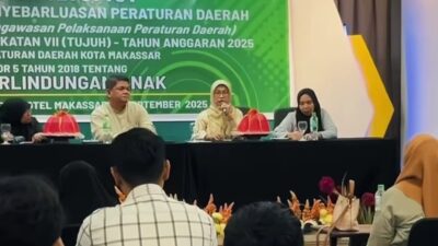 Kepala DP3A Makassar jadi Narasumber di Sosialisasi Perda Perlindungan Anak