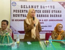 Kadisdik Makassar Buka Bimtek Guru Utama Revitalisasi Bahasa Daerah se-Kecamatan Ujung Tanah dan Kep. Sangkarrang
