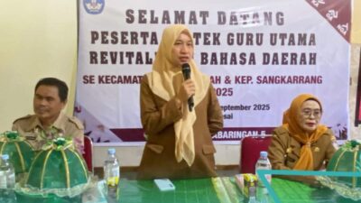 Kadisdik Makassar Buka Bimtek Guru Utama Revitalisasi Bahasa Daerah se-Kecamatan Ujung Tanah dan Kep. Sangkarrang