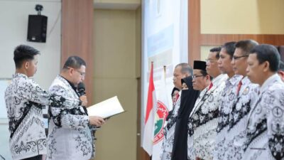 Wali Kota Makassar Kukuhkan Pengurus PGRI Kota Makassar Masa Bakti XXIII Tahun 2025-2030