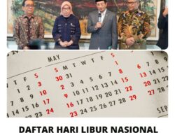 Catat ! Pemerintah Tetapkan Hari Libur Nasional dan Cuti Bersama Tahun 2026