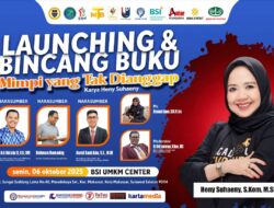 Owner Shean Beauty, Heny Suhaeny, Akan Launching & Bincang Buku “Mimpi yang Tak Dianggap”