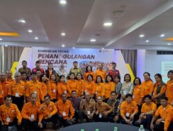 Bupati Torut Frederick Victor Palimbong Buka Bimtek Penanggulangan Bencana