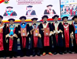 Prof. Dr. Anas Iswanto Anwar Dikukuhkan Guru Besar di Bidang Ekonomi Moneter Internasional pada FEB Unhas