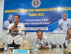 Dr Pantja Sosialisasikan Platform Database Keanggotaan di Konferensi PGRI Cabang Manggala