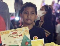 Siswa SMP Telkom Makassar Rebut Juara 1 Lomba Catur Little Champions Day