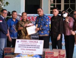 BPD PHRI & IHGMA Sulsel Beri Bantuan Korban Puting Beliung di Kabupaten Gowa