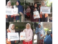 Rumah Zakat Sulsel Salurkan 43 Paket Sembako di Tamalanrea