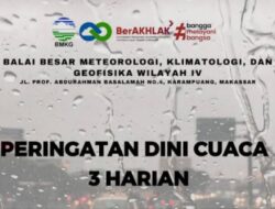 Update Cuaca Sulsel, BMKG Ingatkan Masyarakat Potensi Hujan Lebat Hingga 4 November