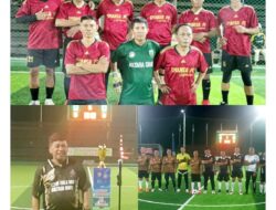 Ketua KSMI Pusat Buka Turnamen Sepakbola Mini U-50 di Kaltara, Tim SMANSA Makassar vs Tim Pemprov Kaltara Imbang