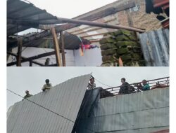 Angin Kencang Rusak Rumah di Rappokalling