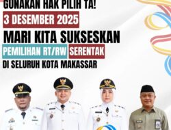 Pemerintah Kecamatan Tamalate Keluarkan Himbauan Pemilihan RT/RW Serentak