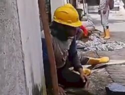 DPU Makassar Lakukan Pengangkatan Sedimen di Salemba 4